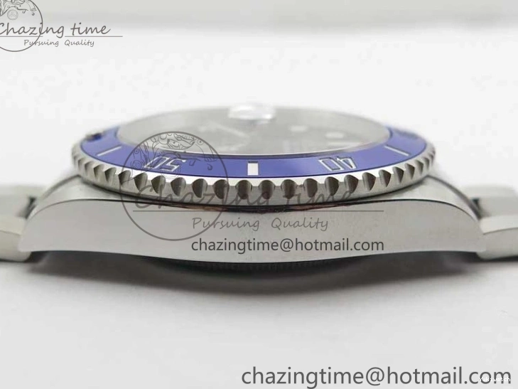 LB Dial EWF SS Bracelet Black A3235 Submariner on 41mm 126619 Ceramic Blue 0421